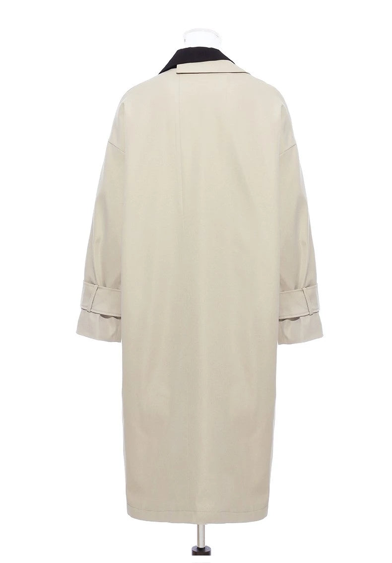 Women Trench Coat Color Matching Irregular Long Trench Coats Asymmetry Vintage Oversize Coat 2019 New Autumn Winter