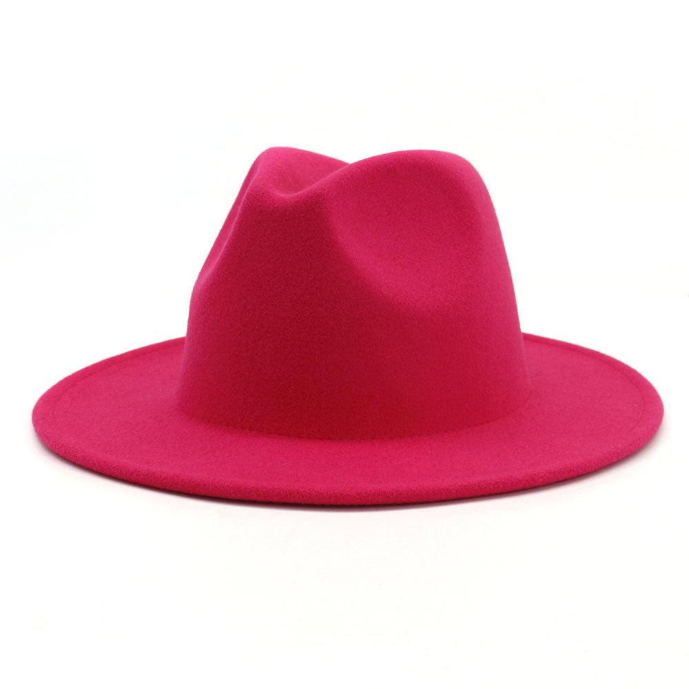 High Quality Children Jazz Fedora Hat Solid Fedora Hats for Kids