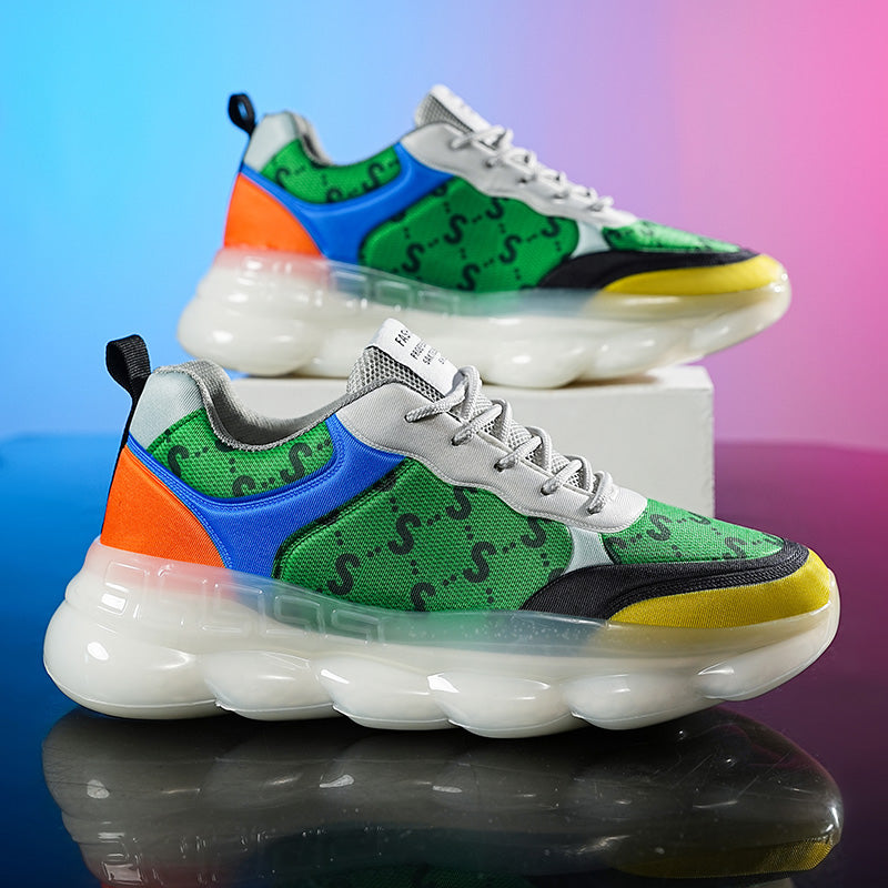 Men Sneakers  Custom Designer Fashion Basketball Shoes Brand Platform Chunky Sneaker Shoes