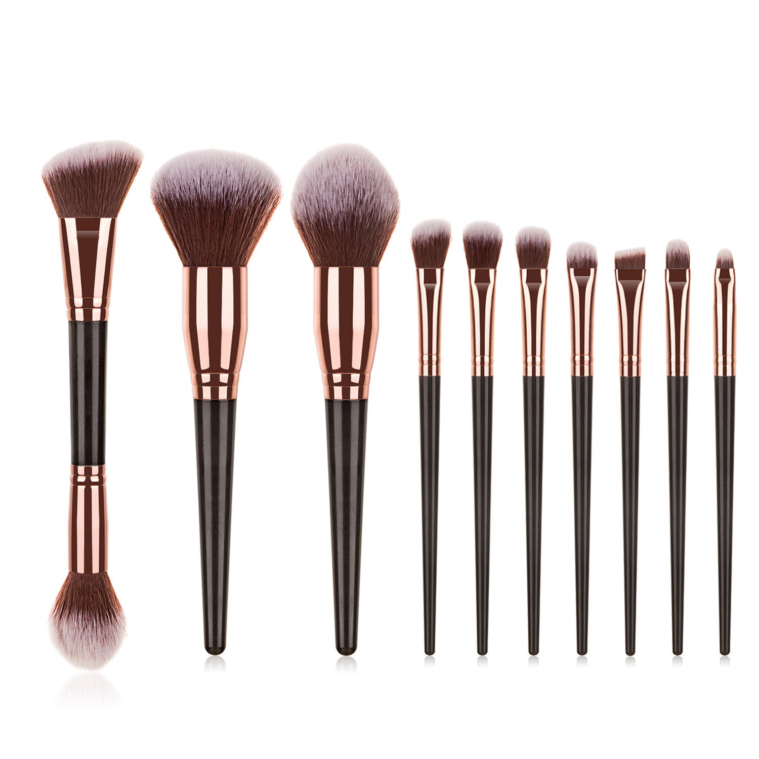 HMU Best Selling Makeup Cosmetic Brushes Champagne Gold 15pcs Brushes Makeup Kits Private Label Brushes Makeup - My Store