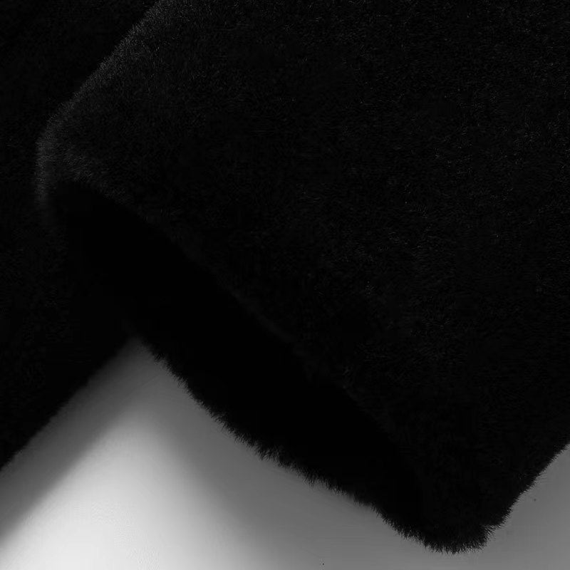 Wholesale Natural Mink Fur Coat Custom Winter Warm Long Fur Coat Classic Style Luxury Mens Fur Coats