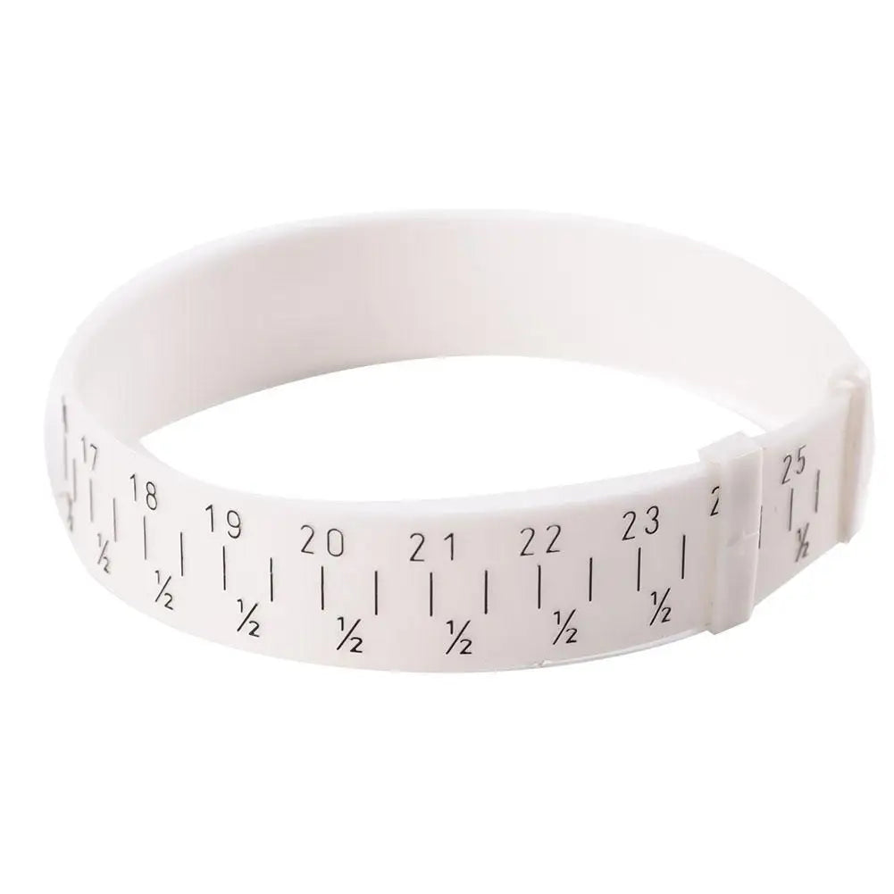 1Pc ABS Plastic Bracelet Bangle Gauge Sizer Jewelry Measure Wrist Size Tool 15-25cm Jewellery Bracelet Making Tools for Jewelers