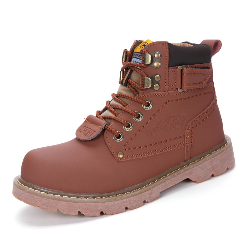 2023 Hot Selling Men's Women's Martin Boots High-Top Waterproof Hiking Shoes Thermal Winter Snow Boots Wear-Resistant Work Boot