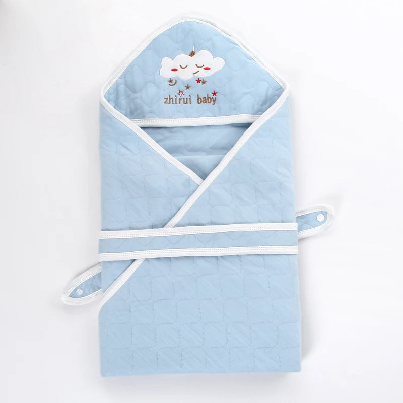 Factory Custom Baby Swaddle Blanket Clouds Baby Blanket Super Soft Muslin Baby Swaddle Blanket Durable