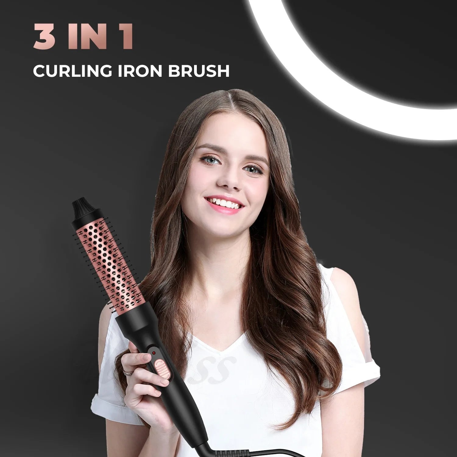 IFINE 2024 Newest Thermal Brush Double MCH Heater 30s Heat/Cool-Tip Burn Protect Non-Damage 180 Degree Beauty Personal Care