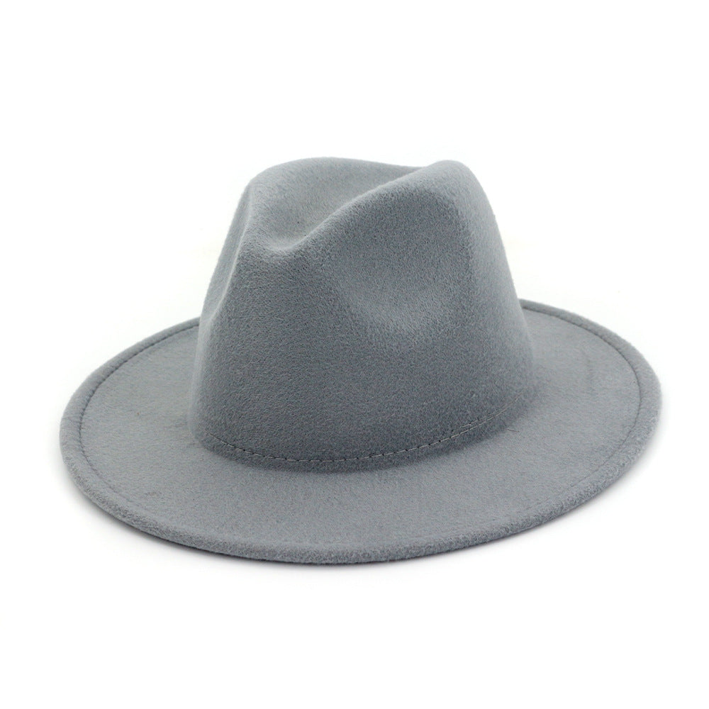 High Quality Children Jazz Fedora Hat Solid Fedora Hats for Kids