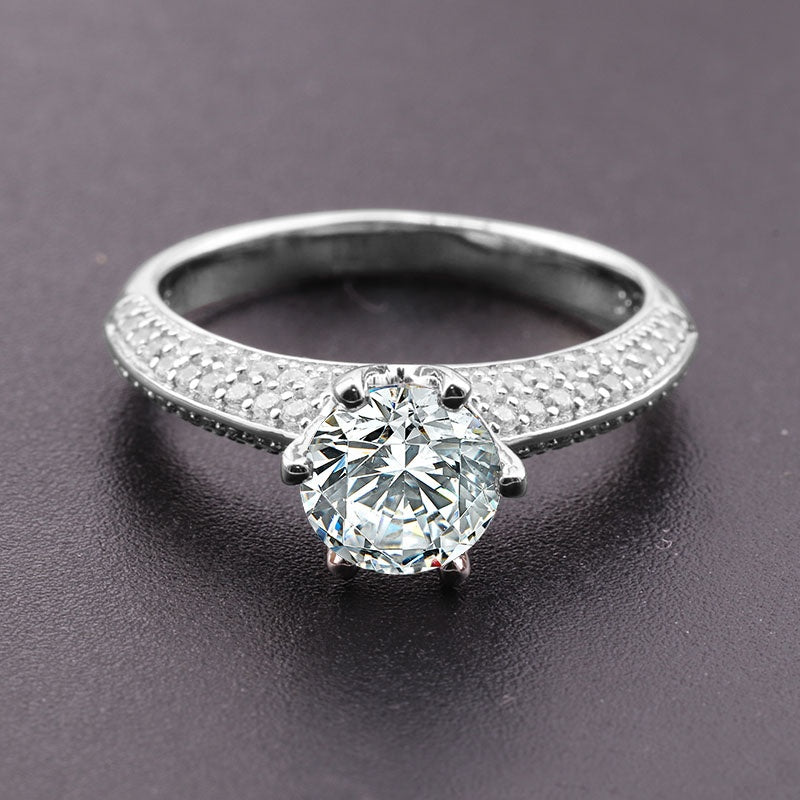 2025 Stone Rings Women  Moissanite Diamond Jewellery Engagement Silver 925 Ring Jewelry