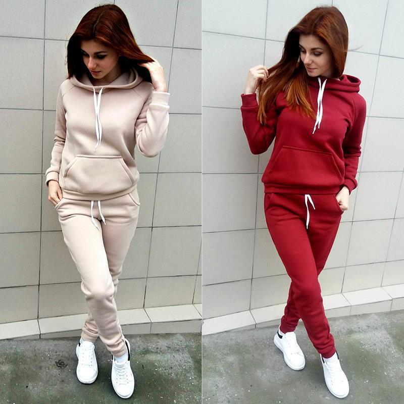 LCFC Cheapest Red Activewear Set Woman Sport Set Pullover Leggings Set Workout Running Sport Wear
