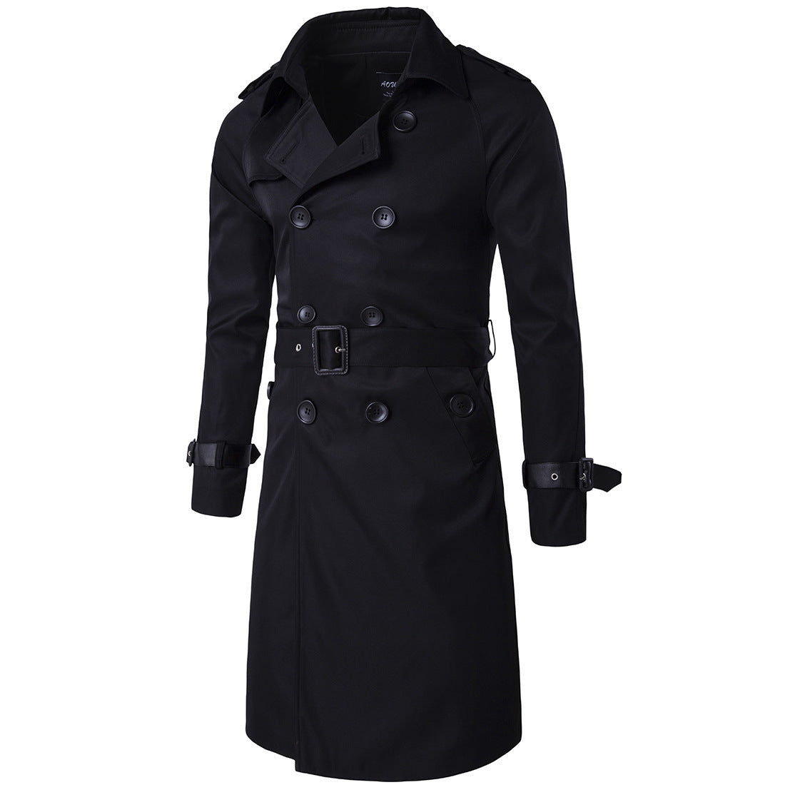 Fall Arrival Coat Double-Breasted Dust Coat Fashion Casual Long Coats for Men