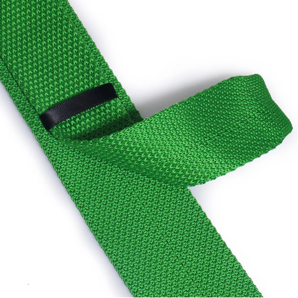 Wholesale Cheap Casual Black Knit Tie Cheap Silk Knitted Ties Men Plain Solid Men's Knit Ties