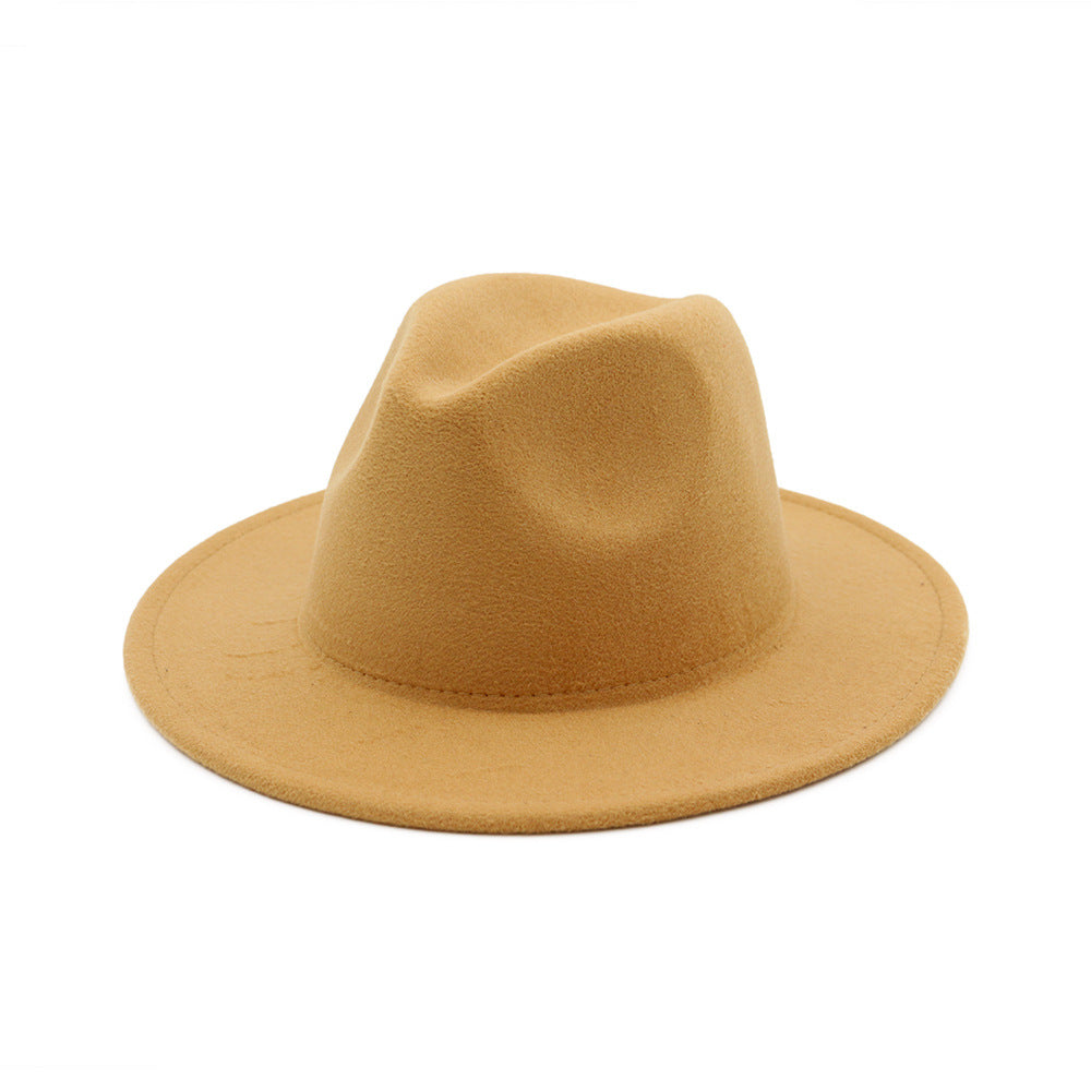 High Quality Children Jazz Fedora Hat Solid Fedora Hats for Kids