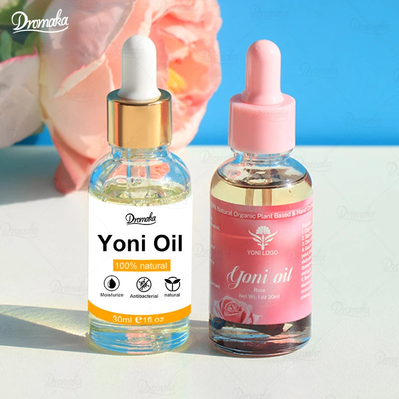 Natural Yoni Care Essential Yoni Oil Private Label Feminine Vagina Tightening Massage Rose Essential Lubricate Oil