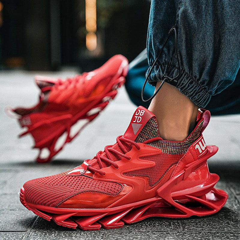 Running Shoes for Men Summer Fashion Blade Sneakers Cushioning Soles Mens Athletic Shoes Outdoor Reflective Leisure Sneaker