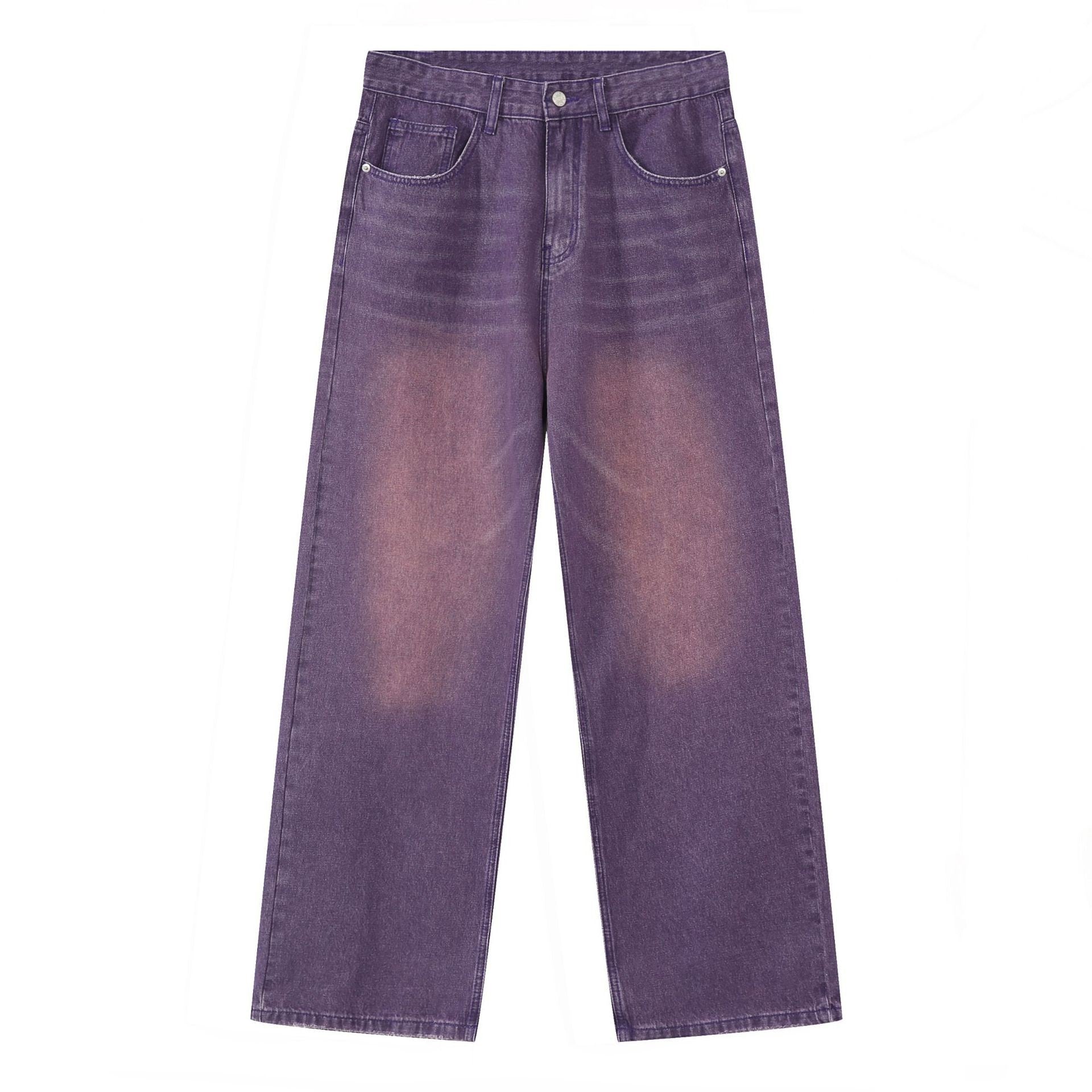 Vintage Stone Washed Jean Trousers for Men Streetstyle Men Pants Jeans Straight Jean Hombre 2022
