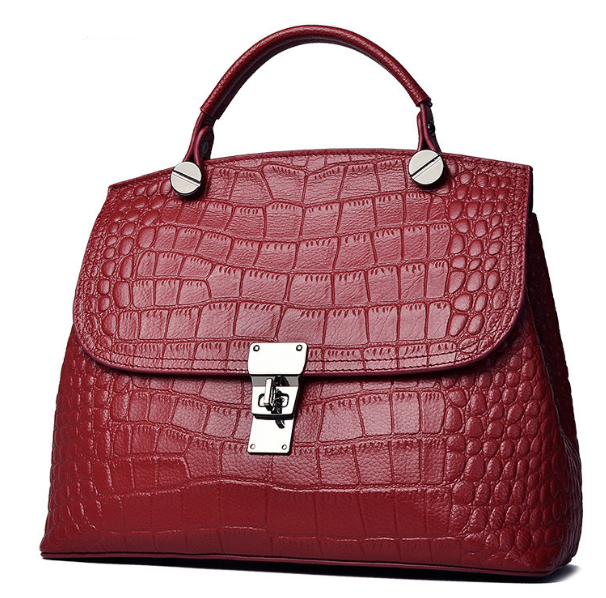 JIANUO Handbags Women Fashion Brands Genuine Leather Handbag