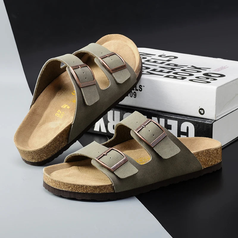 Men Birken Slipper Sandals Comfortable Footwear Two Straps Unisex Slides Shoes Beach Slippers Women Sandals