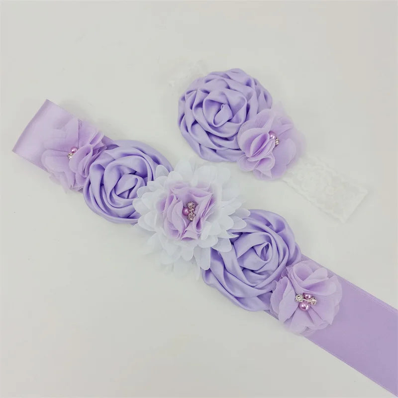 Fashion Luxury Beaded Pearls Handmade Flower Applique Wedding Sashes Bridal Belts for Wedding Dresses - My Store