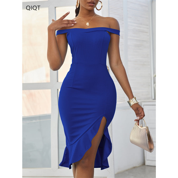 Amazon Bodycon Dress Formal Dresses Women Office Party Dinner Dresses for Ladies Long