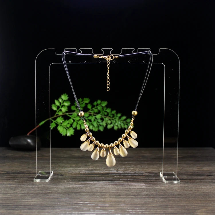 Acrylic Necklace Stand Jewelry Display  Necklace Organizer Case Earring Display Jewellery Showcase  Earring Holder