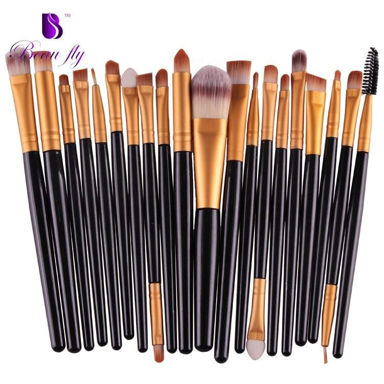 SENKA 20pcs Private Label Makeup Brush Set Pincel De Maquiagem White/Rose Gold Professional Makeup Sets Women Make Up Brush Kit - My Store