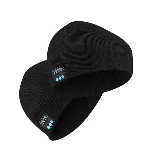 New Fashion Winter Hats Sports Bt Music Caps Custom Knitted Beanie Hat With Headphone Women Wireless Knit Hats