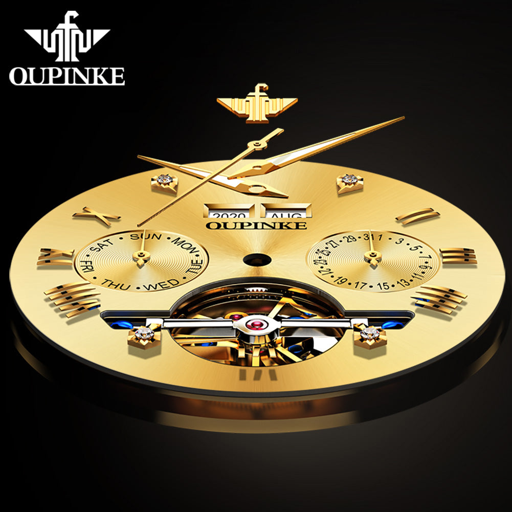 Oupinke 3186 Luxury Brand Watches Men Automatic Mechanical Watch Waterproof Wrist Watches for Man