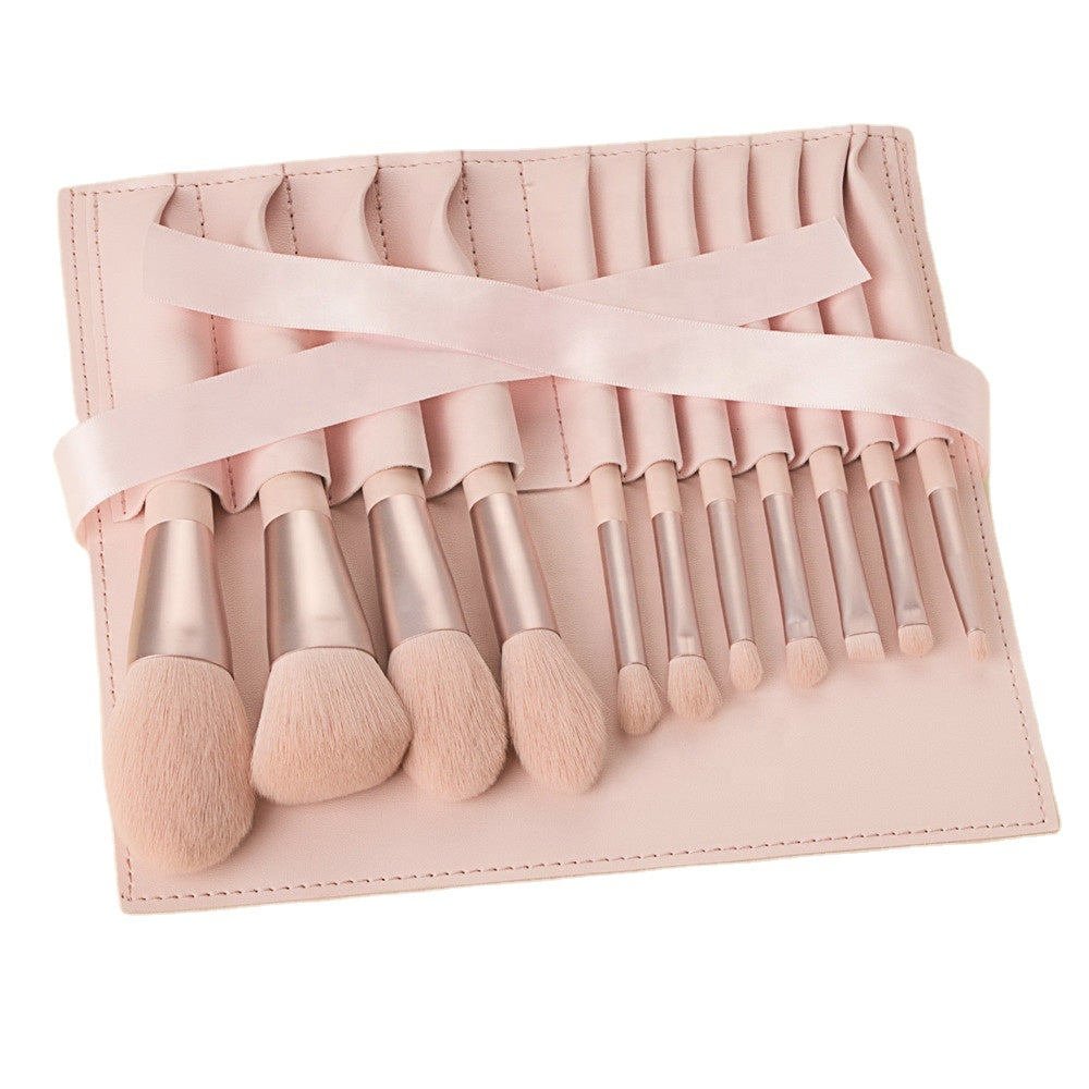 OEM ODM Low MOQ 11 Pcs Pink Custom Logo Makeup Brushes Set Makeup Tools Private Label - My Store