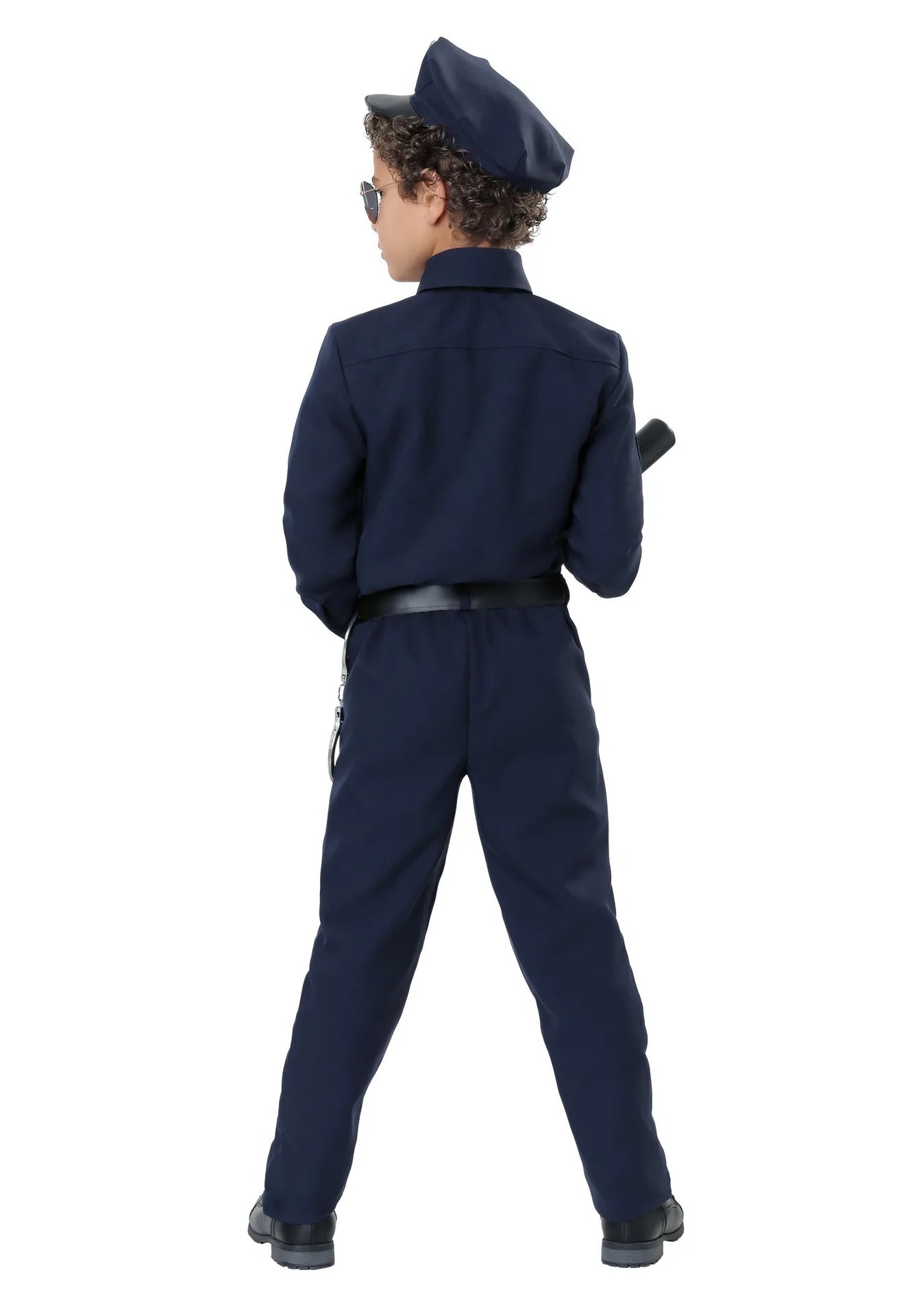Black Cat Sheriff Kindergarten Performance Cosplay Stage Costume Children's Police Uniform Polyester Unisex for Children