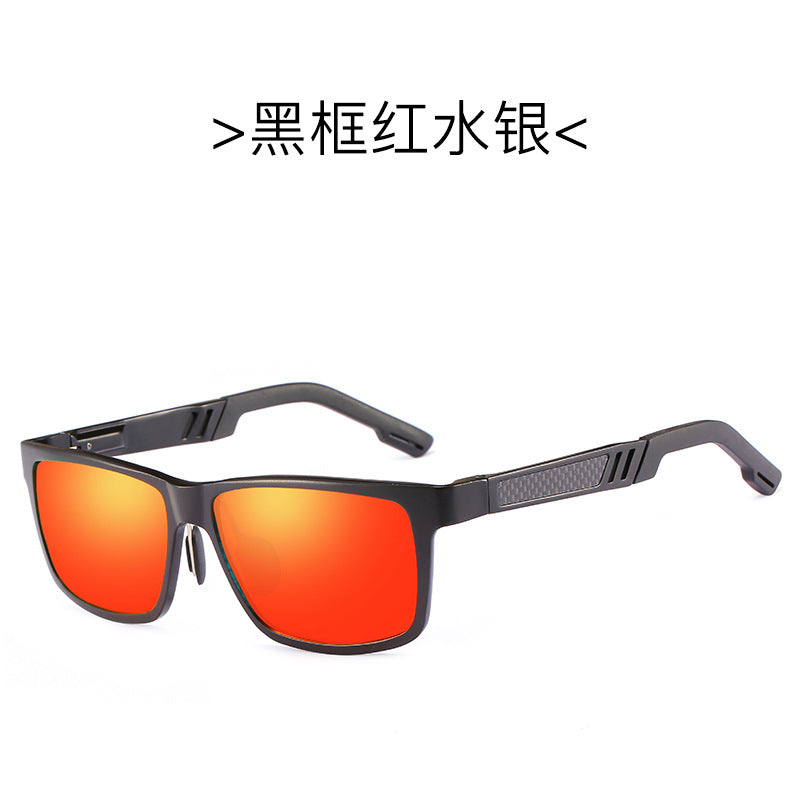 Men Aluminum Magnesium Top Quality Sunglasses Carbon Fiber Sun Glasses Luxury Polarized Sunglass, Sunglasses Sunray/