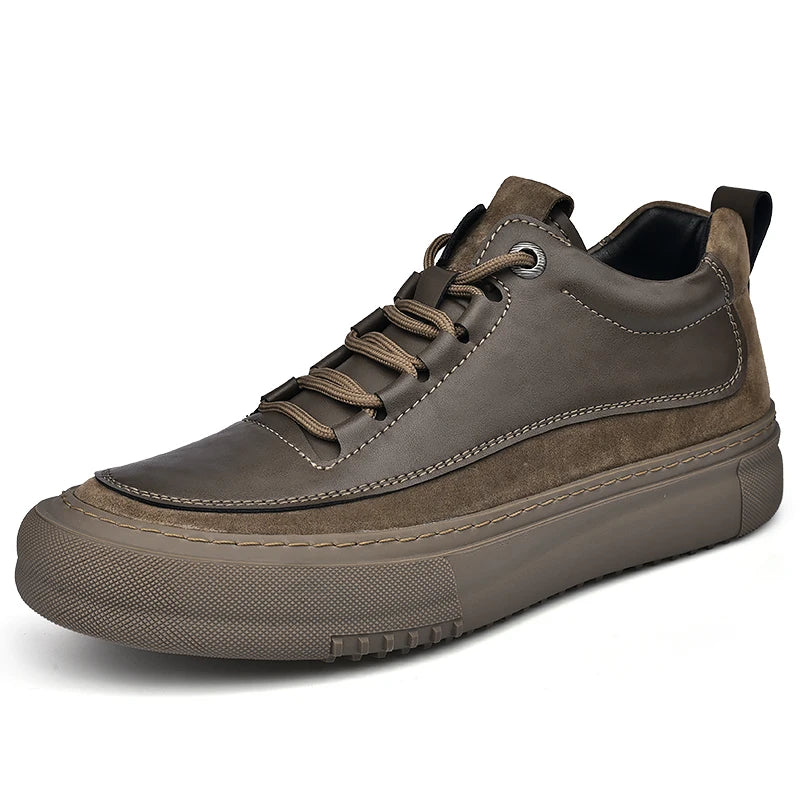 Fashion Men Shoes Sneakers Breathable New Loafers Shoes Casual Sneakers Leather Handmade Men Shoes Sneakers