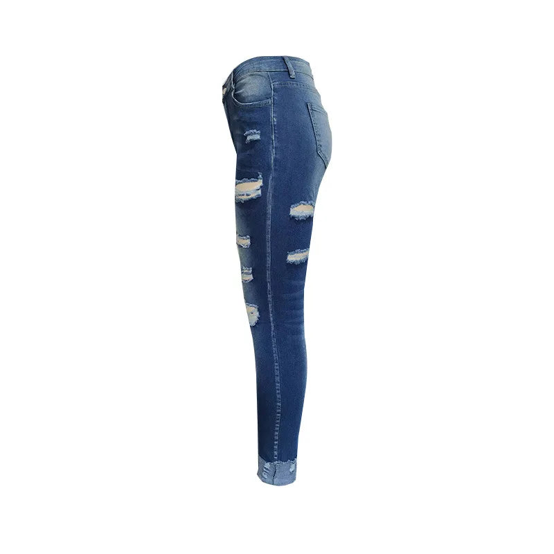 Jeans for Women Blue Fashion Women High Waist New Style Baggy Jeans Women Pants Casual Jean