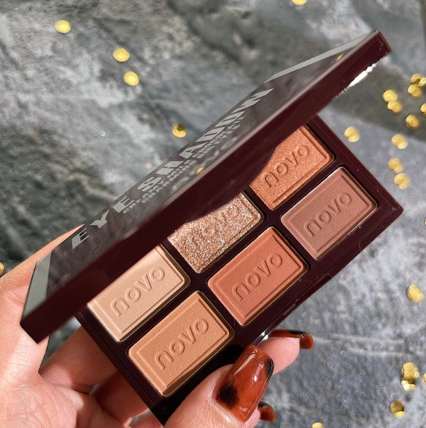 NOVO New Makeup Palettes 2021 Chocolate Top Seller Silky Matte Natual Eye Makeup Waterproof With Cute Packaging Eyeshadow - My Store