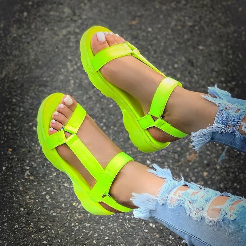 Women Shoes Sandals Women Sandals Summer Yellow Sandal