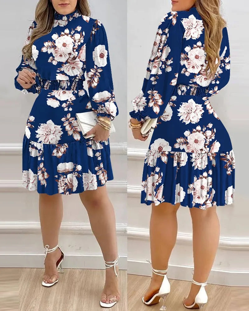 2025 Women Dresses Fashion Casual Dress Women Floral Printed Maxi Women Dresses Sundress