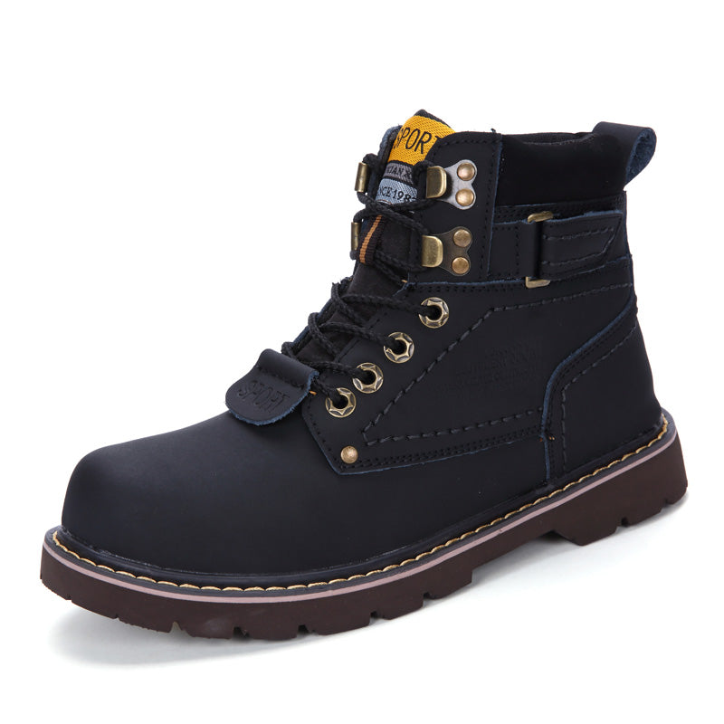2023 Hot Selling Men's Women's Martin Boots High-Top Waterproof Hiking Shoes Thermal Winter Snow Boots Wear-Resistant Work Boot