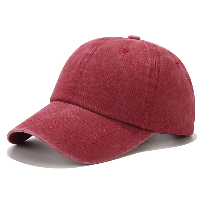 Wholesale Vintage Custom Baseball Hat Unstructured Multi-Panel Hat Washed Baseball Hats Unisex