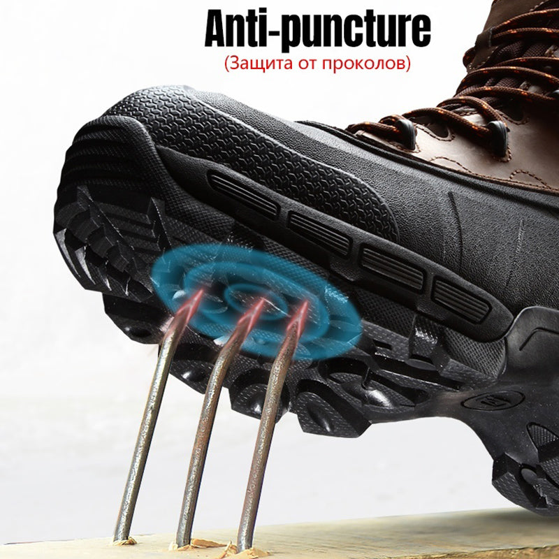 Men Safety Boot Temperature Resistant Shoes Graphene Safe Shoe Boot Grade Sporty Boots