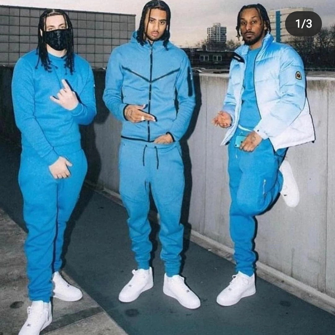 Men's Tracksuits Custom Logo Jogging Set - My Store