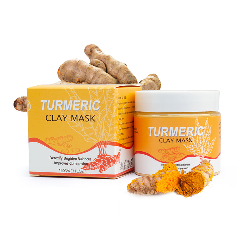 Customize Private Label Skin Care Set Skin Whitening Turmeric Face Set Plants Acne-Aid Skin Care 7 Pcs Gift Set