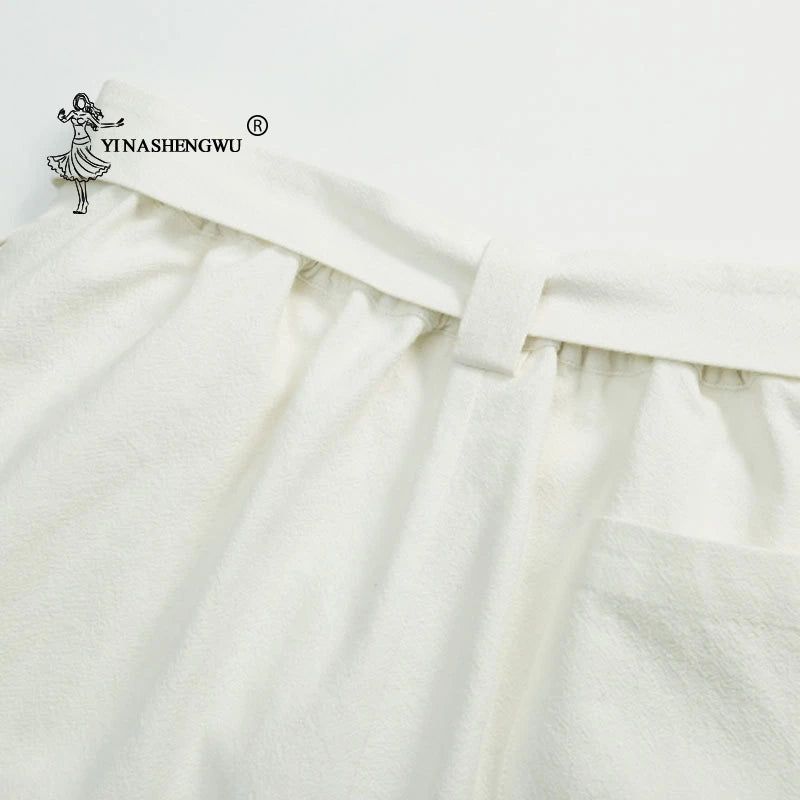 Japanese Kimono Traditional Pants Men Linen Cropped Pants Asian Clothing Bath Pant Japan Style Casual Loose Male Yukata Trousers