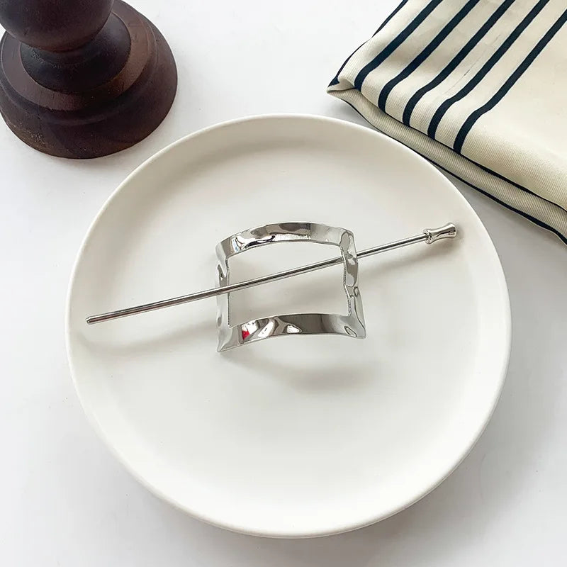 2021 New Hair Sticks Elegant Simplicity Metal Hairpin Hair Clips for Women Japanese Hair Sticks Hairpin Girls Hair Accessories