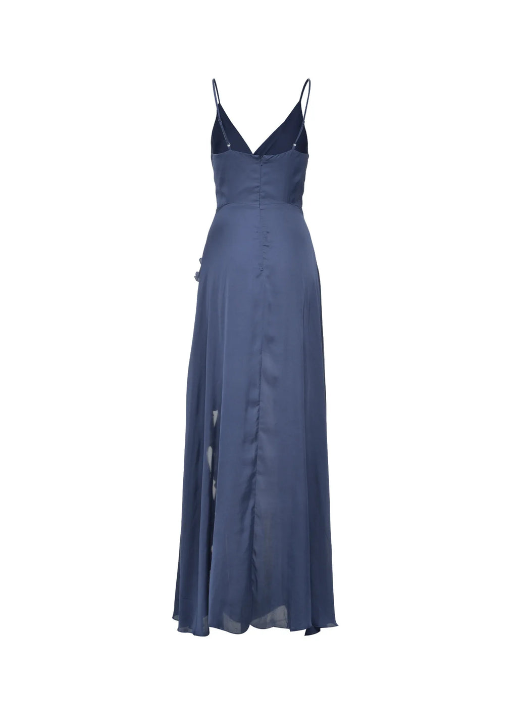 2025 Hot Selling Spaghetti Strap V-Neck Bridesmaid Dresses Wedding High Waist Ruffle Slit Party Dresses Women Evening Dress - My Store