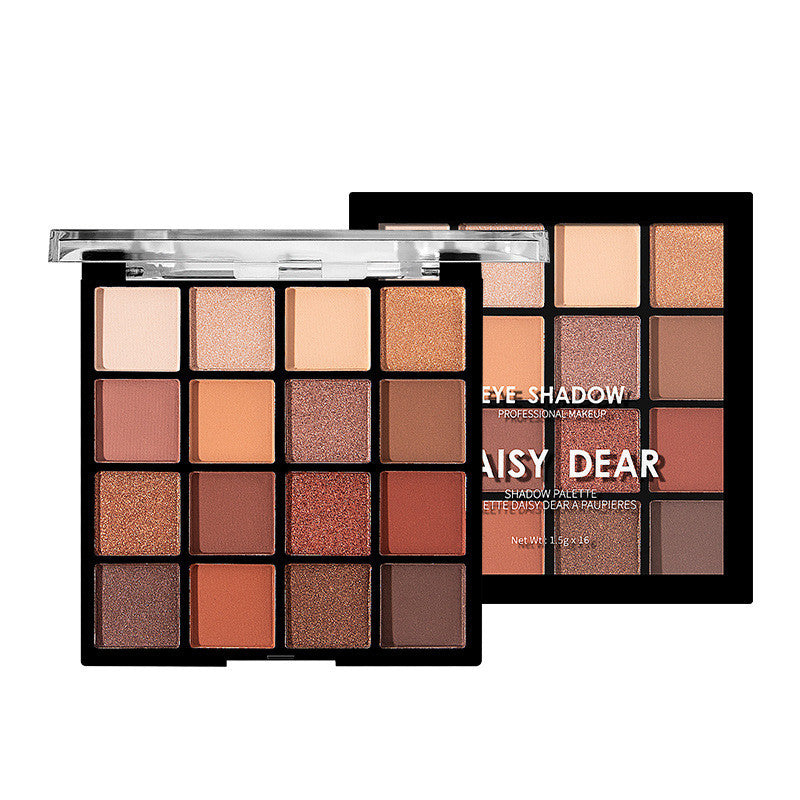 Beautiful 16 Colors Shimmer Matte Eyeshadow Eye Shadow Palette Waterproof Cosmetic Long Lasting Eyeshadow Cosmetic - My Store
