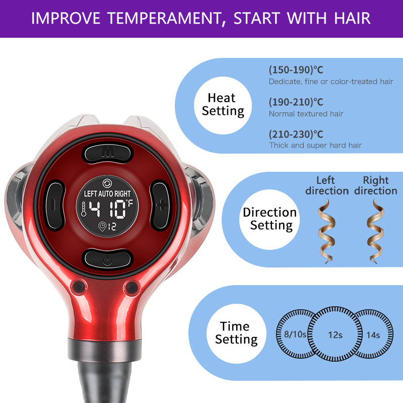 Magic Hair Curler Electric Curling Hair Iron Beauty Personal Care Automatic Hair Curler Manufacturer