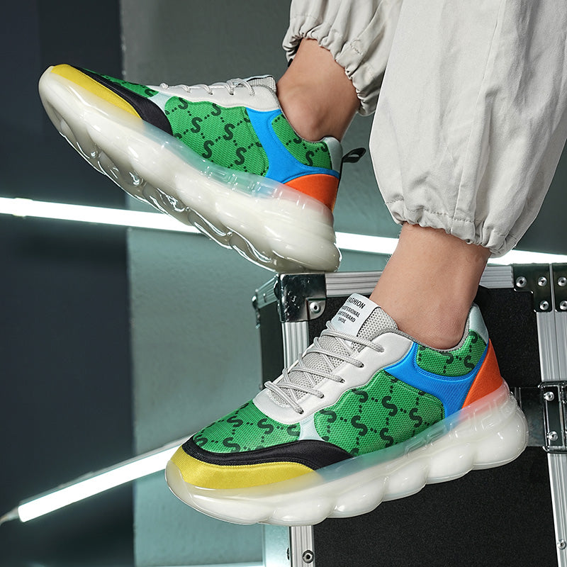 Men Sneakers  Custom Designer Fashion Basketball Shoes Brand Platform Chunky Sneaker Shoes