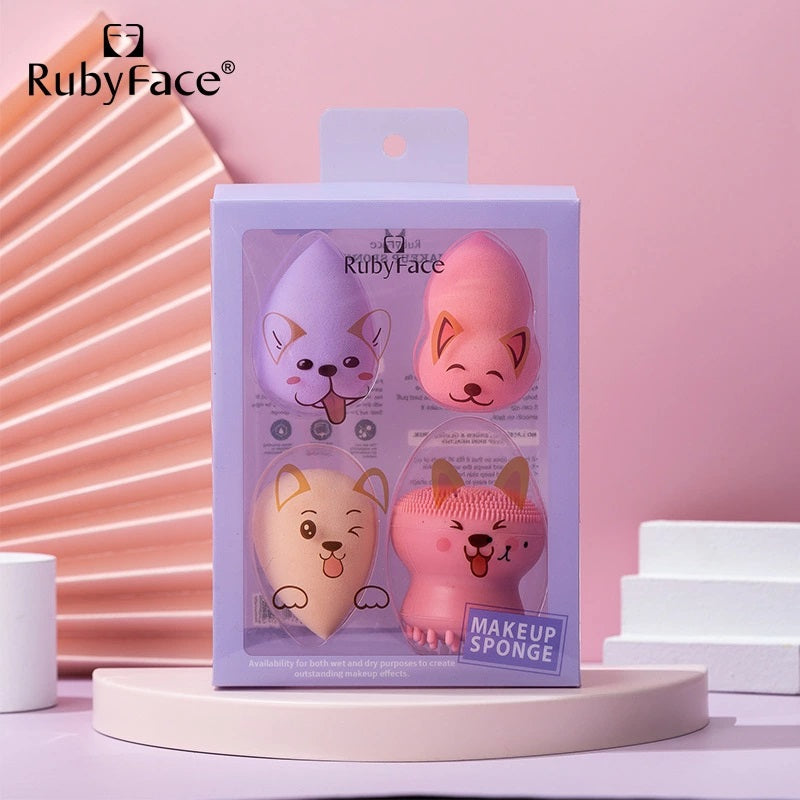 Gift Box Latex Free Makeup Sponge Blender Egg Makeup Powder Puff Beauty Cosmetics Puff Makeup Egg - My Store