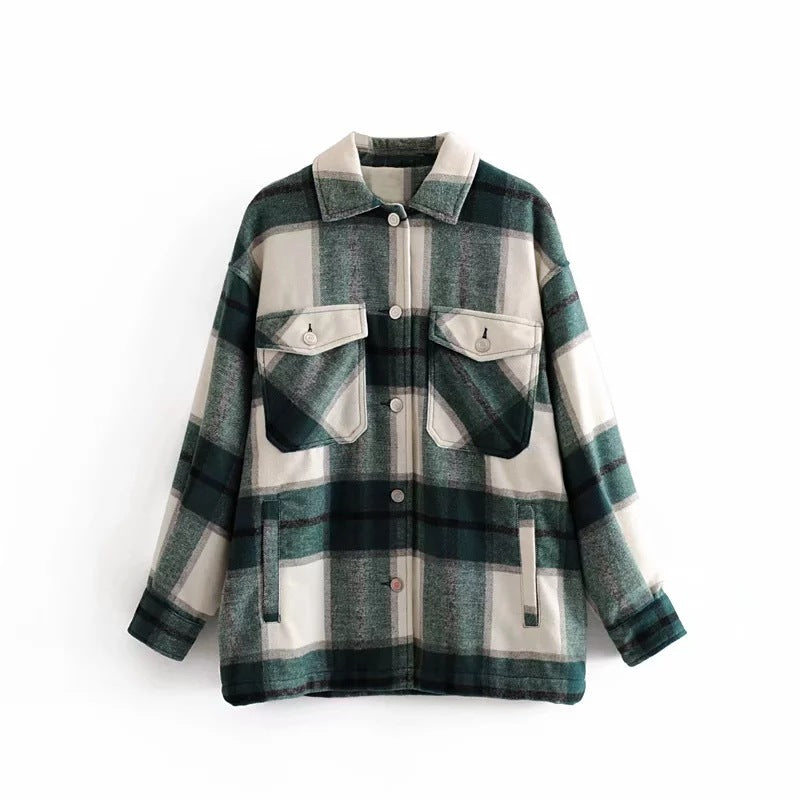 Coat for Women Winter Custom Lapel Long Sleeve Coats and Jackets Woman  Winter Coats