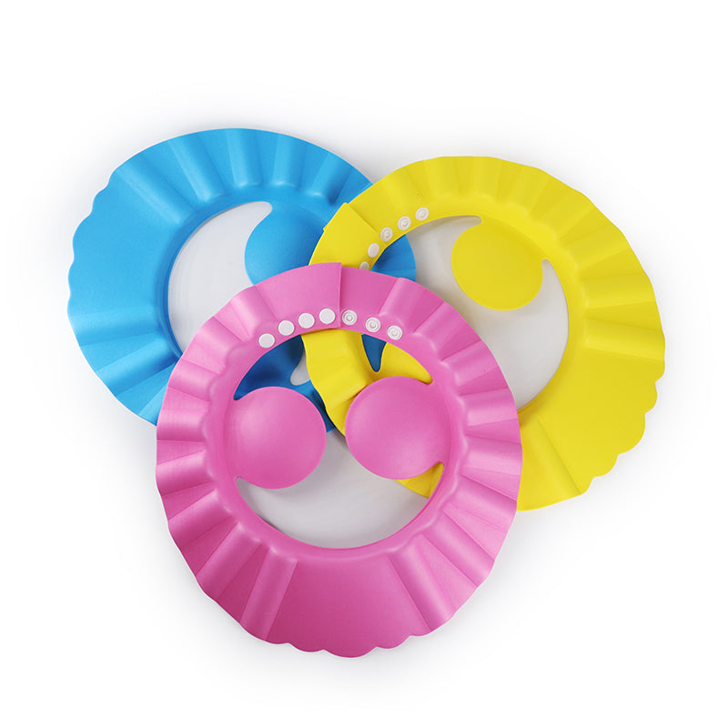 Factory Wholesale Baby Bath Protect Eyes Child Waterproof Baby Shower Kids Adjustable Baby Shower Hat