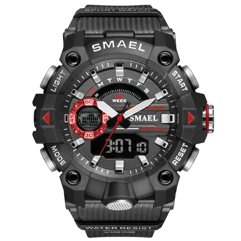 SMAEL Men's Watches 8040 Water Resistant Wrist Watch Digital Sports Watches