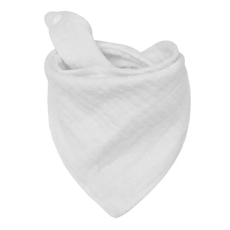 Baby Infant Cotton Bib Solid Color Triangle Scarf Feeding Saliva Towel Bandana Burp Cloth Boy Girl Babies Accessories Newborn